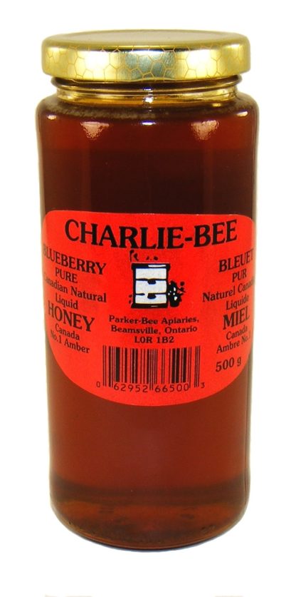 Charlie Bee Canadian Natural Blueberry Honey 12x500g